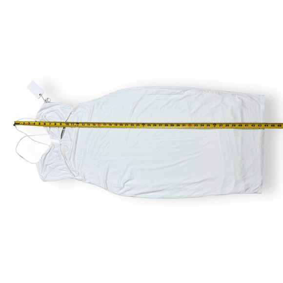 Good American Cutout Keyhole Midi Dress Size 4 XL White Knit Bodycon - Picture 11 of 15